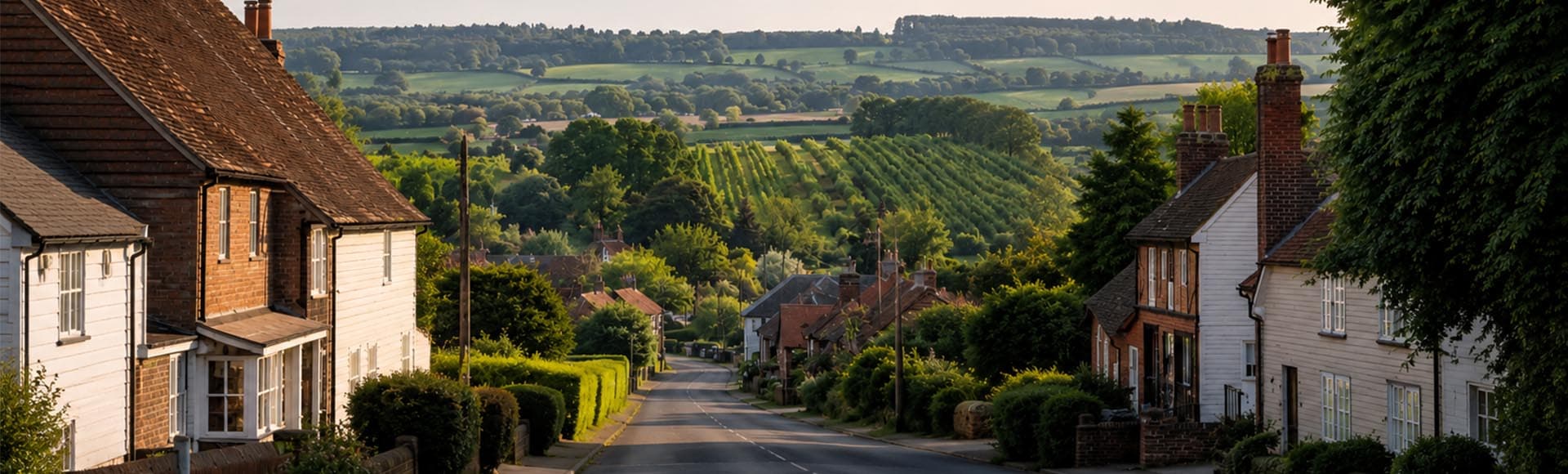 Paddock Wood and surrounding